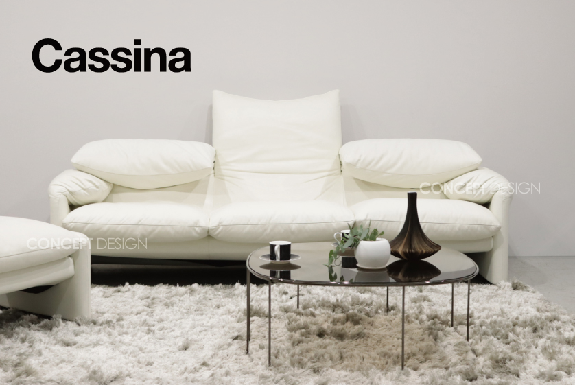 CASSINA カッシーナ 675 MARALUNGAマラルンガ 3人掛けソファ FX革 